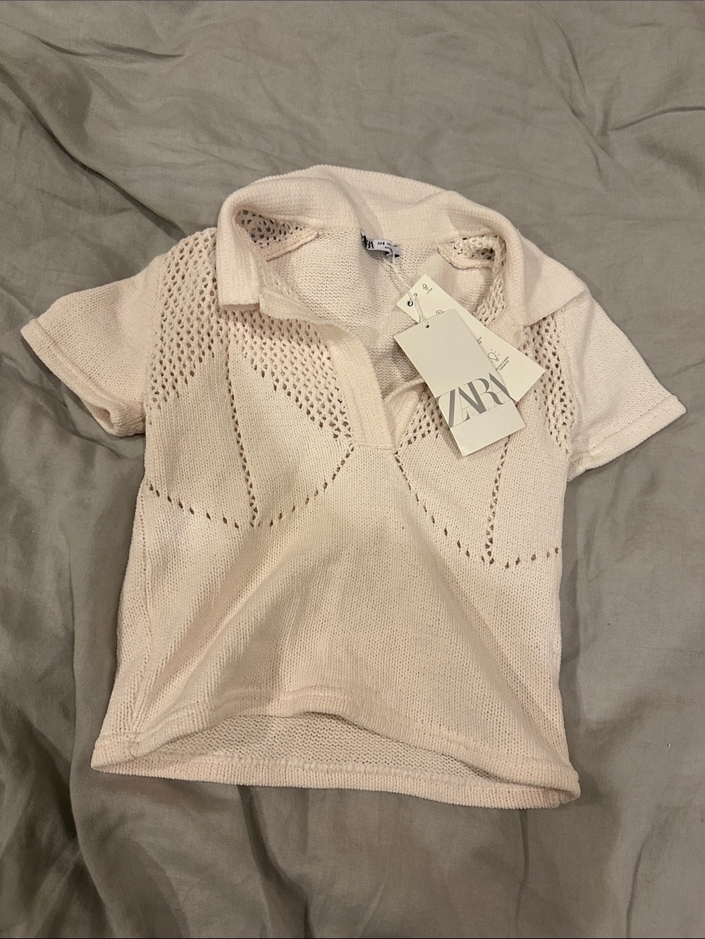 Zara knit tee